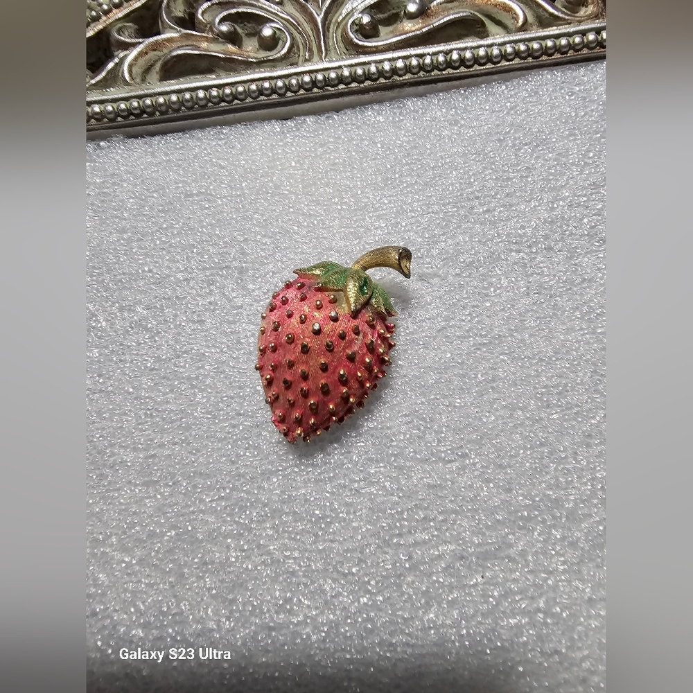 Strawberry Brooch Pin